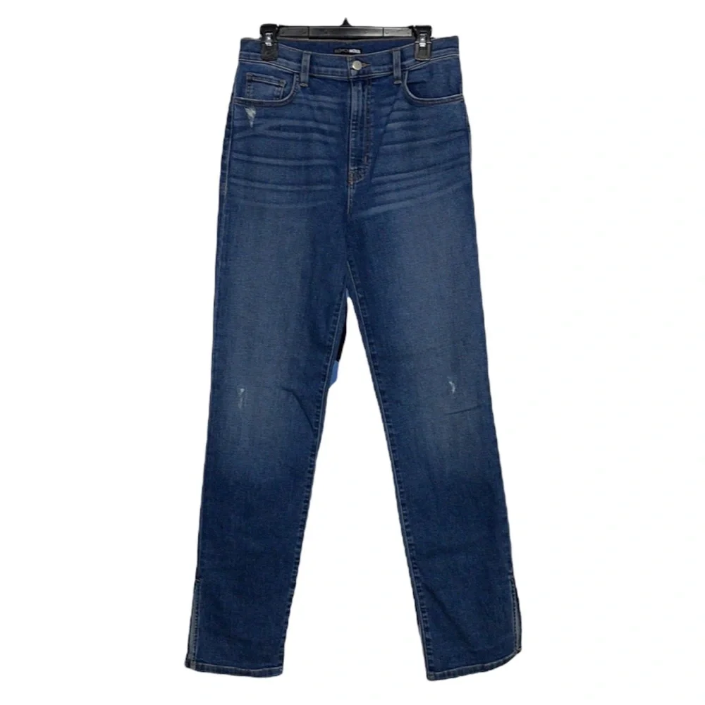 Fashionova Slit Side Hem Jeans - Blue - Size 11